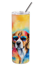 Load image into Gallery viewer, Beagle Hippie Dawg Stainless Steel Skinny Tumbler