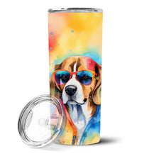 Load image into Gallery viewer, Beagle Hippie Dawg Stainless Steel Skinny Tumbler