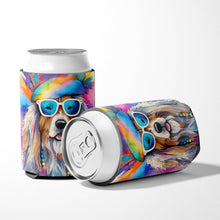 Load image into Gallery viewer, Bearded Collie Hippie Dawg Can or Bottle Hugger
