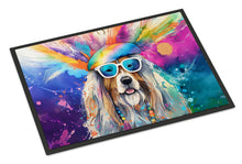 Load image into Gallery viewer, Bearded Collie Hippie Dawg Doormat - 24x36 Decorative Floor Mat – Indoor/Outdoor Rug with Artistic Flair