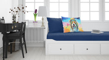 Load image into Gallery viewer, Bearded Collie Hippie Dawg Standard Pillowcase – Artistic Decorative Front, White Back
