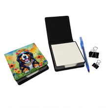 Load image into Gallery viewer, Bernese Mountain Dog Hippie Dawg PU Leather Note Paper Holder