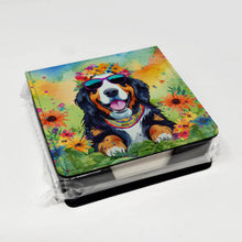 Load image into Gallery viewer, Bernese Mountain Dog Hippie Dawg PU Leather Note Paper Holder