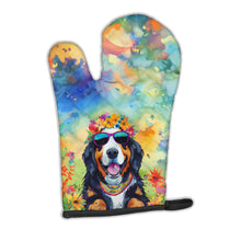 Load image into Gallery viewer, Bernese Mountain Dog Hippie Dawg Oven Mitt