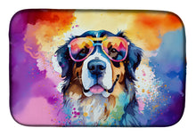 Load image into Gallery viewer, Bernese Mountain Dog Hippie Dawg Dish Drying Mat