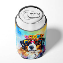 Load image into Gallery viewer, Bernese Mountain Dog Hippie Dawg Can or Bottle Hugger