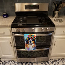 Load image into Gallery viewer, Bernese Mountain Dog Hippie Dawg Kitchen Towel