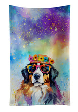 Load image into Gallery viewer, Bernese Mountain Dog Hippie Dawg Kitchen Towel