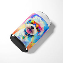 Load image into Gallery viewer, Bichon Frise Hippie Dawg Can or Bottle Hugger