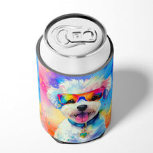 Load image into Gallery viewer, Bichon Frise Hippie Dawg Can or Bottle Hugger