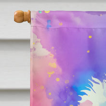 Load image into Gallery viewer, Bichon Frise Hippie Dawg House Flag