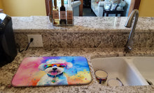 Load image into Gallery viewer, Bichon Frise Hippie Dawg Dish Drying Mat