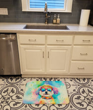 Load image into Gallery viewer, Bichon Frise Hippie Dawg Memory Foam Kitchen Mat