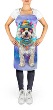 Load image into Gallery viewer, Bichon Frise Hippie Dawg Apron – Artist-Designed Kitchen, BBQ &amp; Craft Apron