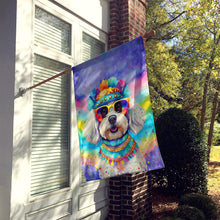 Load image into Gallery viewer, Bichon Frise Hippie Dawg House Flag