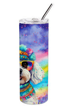 Load image into Gallery viewer, Bichon Frise Hippie Dawg Stainless Steel Skinny Tumbler