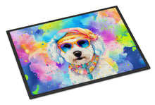 Load image into Gallery viewer, Bichon Frise Hippie Dawg Doormat - 18X27 Indoor / Outdoor Rug | Made in USA