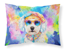 Load image into Gallery viewer, Bichon Frise Hippie Dawg Standard Pillowcase – Artistic Decorative Front, White Back