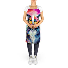 Load image into Gallery viewer, Border Collie Hippie Dawg Apron – Artist-Designed Kitchen, BBQ &amp; Craft Apron