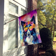 Load image into Gallery viewer, Border Collie Hippie Dawg House Flag