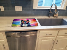 Load image into Gallery viewer, Border Collie Hippie Dawg Dish Drying Mat