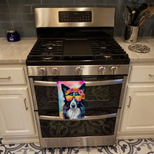 Load image into Gallery viewer, Border Collie Hippie Dawg Kitchen Towel
