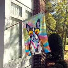 Load image into Gallery viewer, Boston Terrier Hippie Dawg House Flag