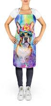 Load image into Gallery viewer, Boston Terrier Hippie Dawg Apron – Artist-Designed Kitchen, BBQ &amp; Craft Apron