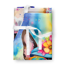 Load image into Gallery viewer, Boston Terrier Hippie Dawg Apron – Artist-Designed Kitchen, BBQ &amp; Craft Apron