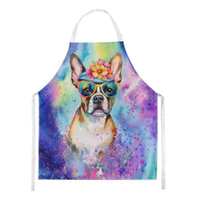 Load image into Gallery viewer, Boston Terrier Hippie Dawg Apron – Artist-Designed Kitchen, BBQ &amp; Craft Apron
