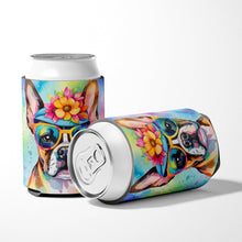 Load image into Gallery viewer, Boston Terrier Hippie Dawg Can or Bottle Hugger