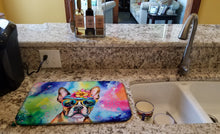 Load image into Gallery viewer, Boston Terrier Hippie Dawg Dish Drying Mat