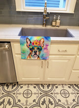 Load image into Gallery viewer, Boston Terrier Hippie Dawg Kitchen Towel
