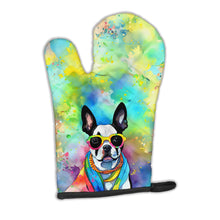 Load image into Gallery viewer, Boston Terrier Hippie Dawg Oven Mitt