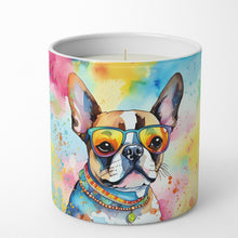 Load image into Gallery viewer, Boston Terrier Hippie Dawg Decorative Soy Candle