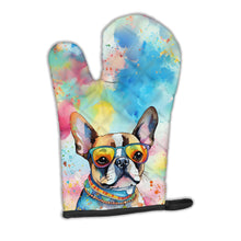 Load image into Gallery viewer, Boston Terrier Hippie Dawg Oven Mitt