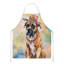 Load image into Gallery viewer, Boxer Hippie Dawg Apron – Artist-Designed Kitchen, BBQ &amp; Craft Apron