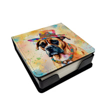 Load image into Gallery viewer, Boxer Hippie Dawg PU Leather Note Paper Holder