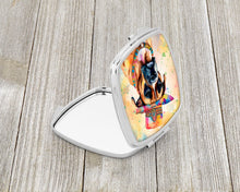 Load image into Gallery viewer, Boxer Hippie Dawg Compact Mirror – Stylish Purse Mirror with Artistic Covers