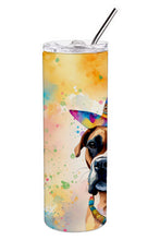 Load image into Gallery viewer, Boxer Hippie Dawg Stainless Steel Skinny Tumbler