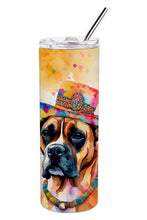 Load image into Gallery viewer, Boxer Hippie Dawg Stainless Steel Skinny Tumbler