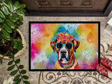 Load image into Gallery viewer, Boxer Hippie Dawg Doormat - 24x36 Decorative Floor Mat – Indoor/Outdoor Rug with Artistic Flair