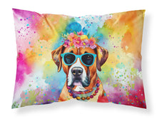 Load image into Gallery viewer, Boxer Hippie Dawg Standard Pillowcase – Artistic Decorative Front, White Back