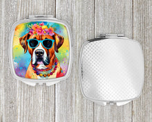 Load image into Gallery viewer, Boxer Hippie Dawg Compact Mirror – Stylish Purse Mirror with Artistic Covers