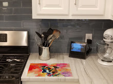Load image into Gallery viewer, Boxer Hippie Dawg Glass Cutting Boards – Durable, Decorative Kitchen Art Large