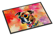 Load image into Gallery viewer, Boxer Hippie Dawg Doormat - 18X27 Indoor / Outdoor Rug | Made in USA