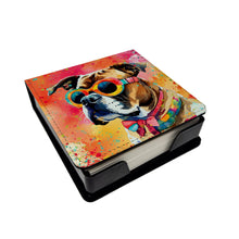 Load image into Gallery viewer, Boxer Hippie Dawg PU Leather Note Paper Holder