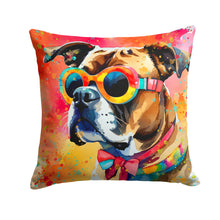 Load image into Gallery viewer, Boxer Hippie Dawg Fabric Decorative Pillow
