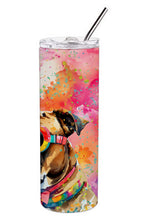 Load image into Gallery viewer, Boxer Hippie Dawg Stainless Steel Skinny Tumbler
