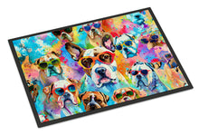 Load image into Gallery viewer, Boxer Hippie Dawg Doormat - 18X27 Indoor / Outdoor Rug | Made in USA